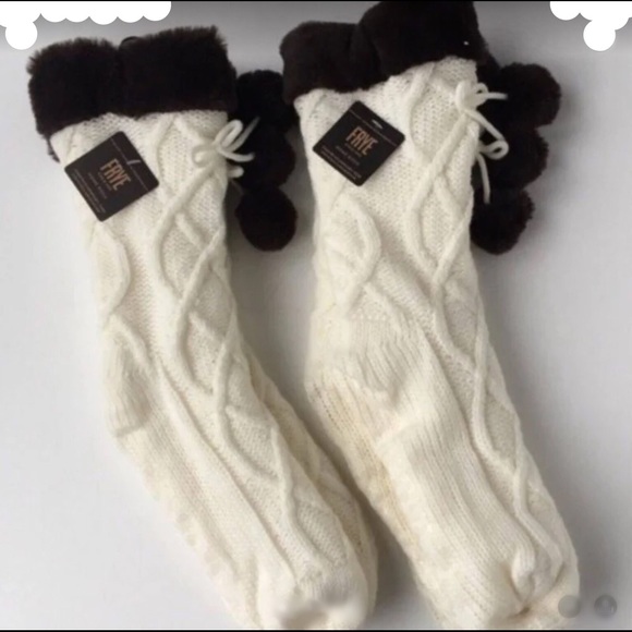 FRYE WINTER BOOTIE WOMEN HOME SOCK WITH GRIPPER - Picture 4 of 4